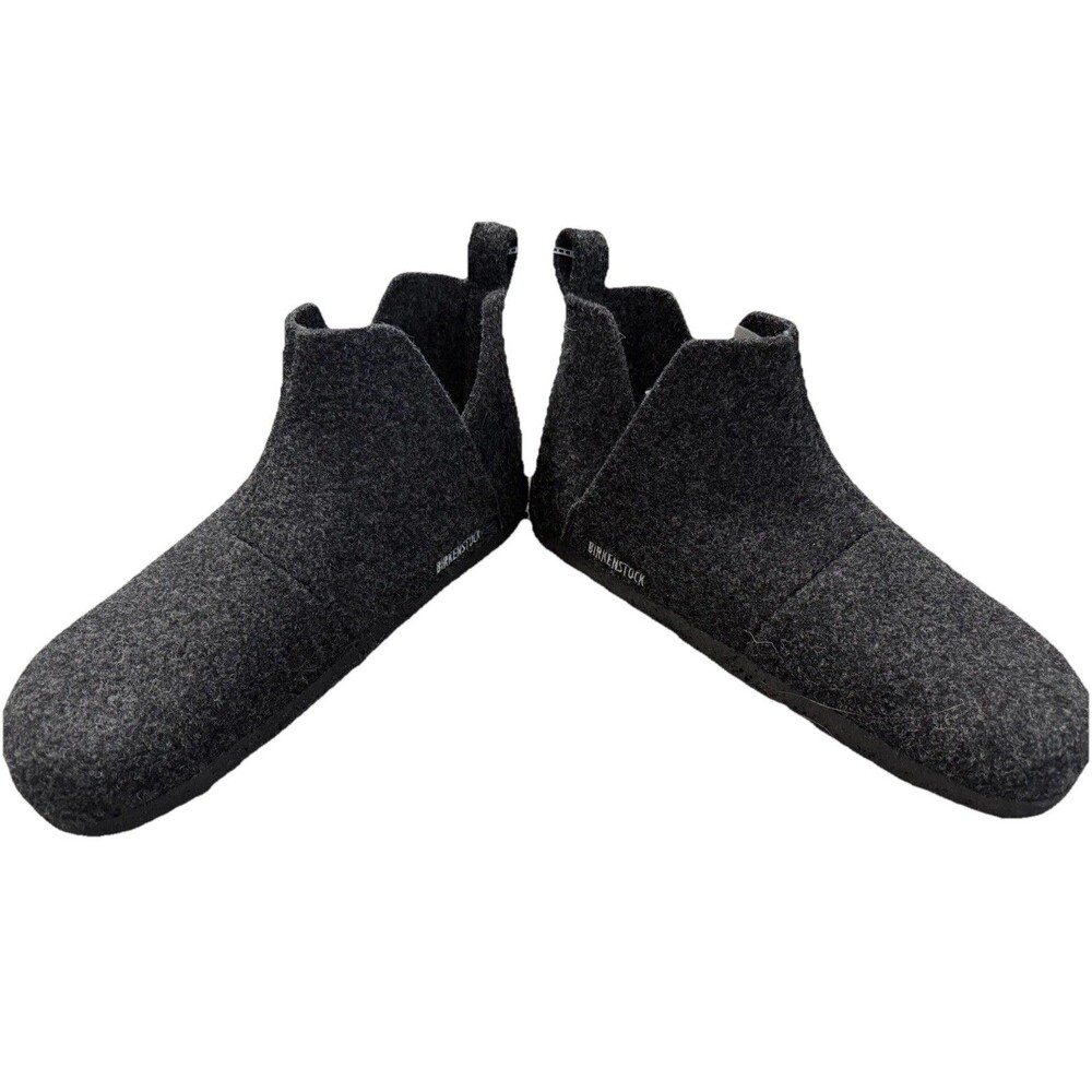 Birkenstock Andermatt Shearling Slipper Boots Anthracite Men's Size 11 (44) - Picture 7 of 9